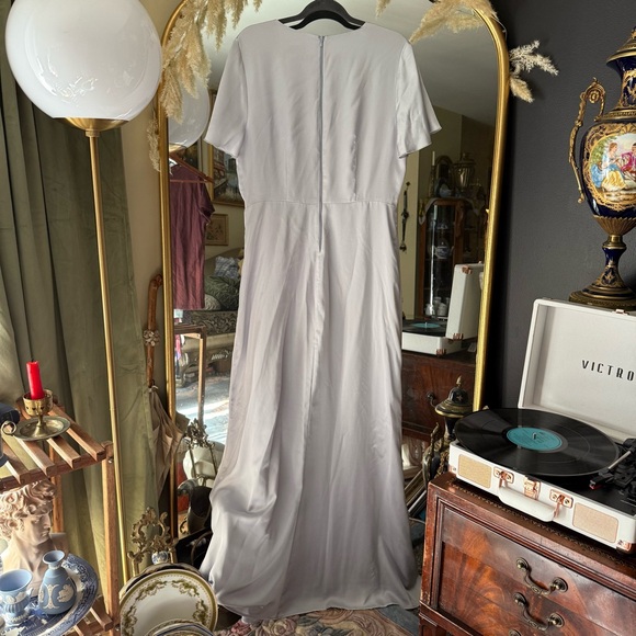 Show Me Your MuMu Silver Maxi Dress - Picture 11 of 16
